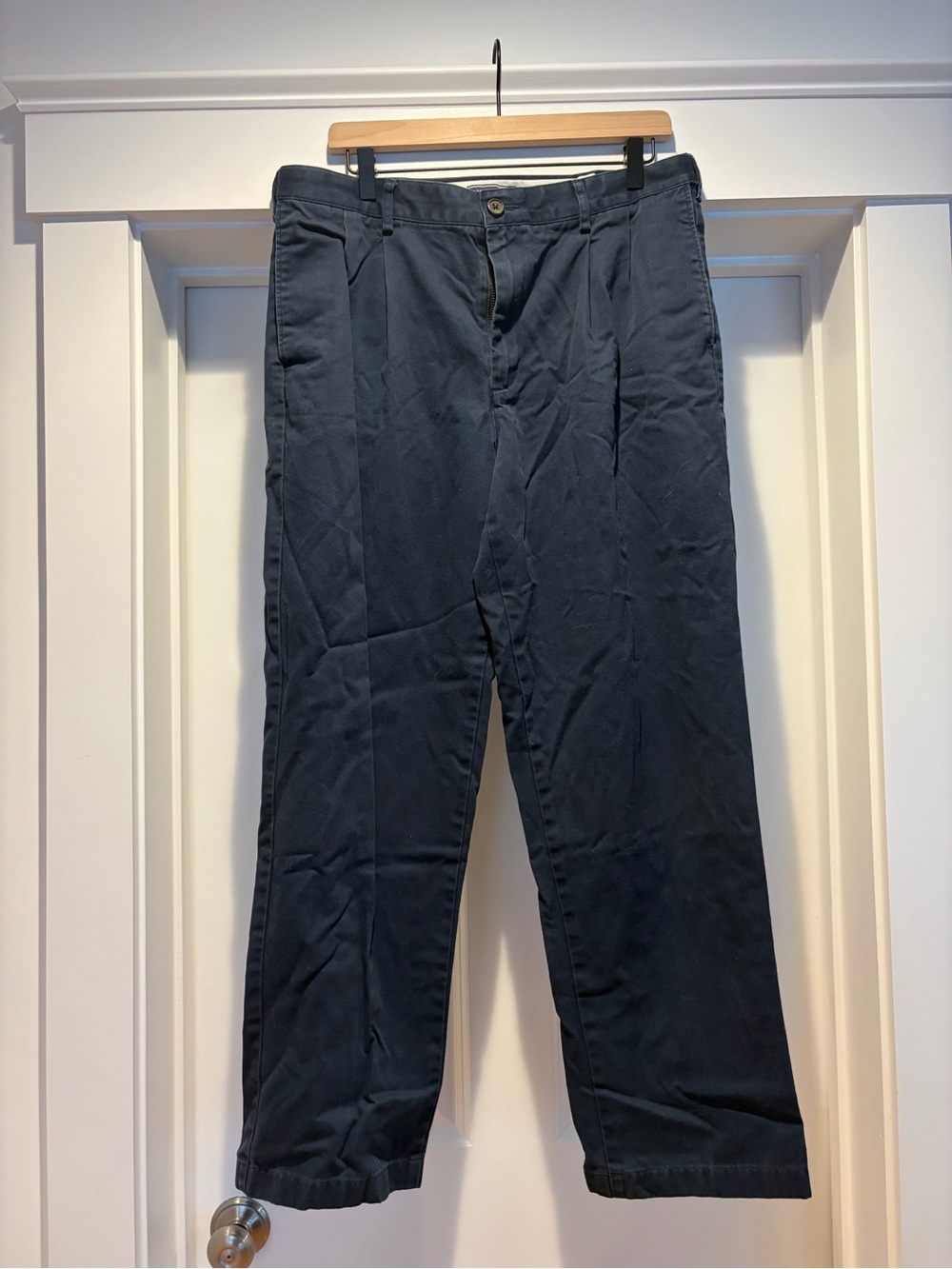Lands' End Navy Blue Men's Chinos